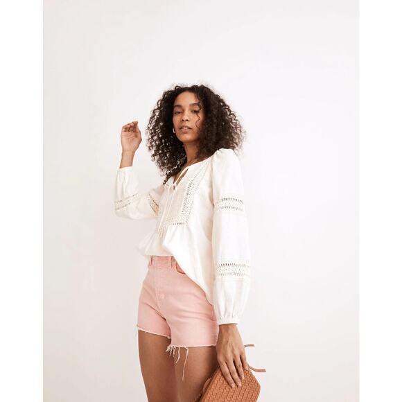 Madewell The Perfect Jean Short Garment-Dye Edition Autumn Pink Size 28 - Picture 3 of 11